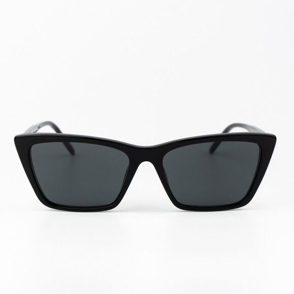 Saint Laurent Women Sunglasses Black Cat Eye SL737 MICA THIN 001 BRAND NEW